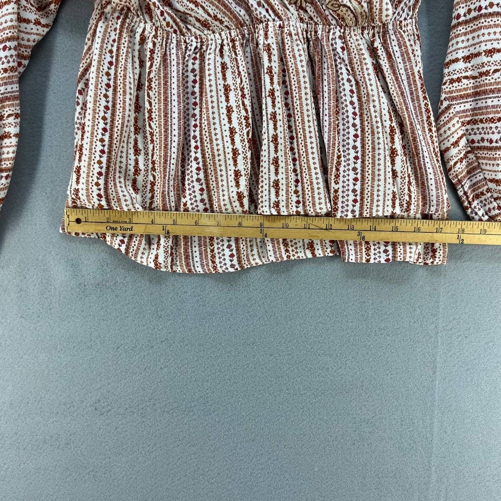 Savanna Jane Women's V-Neck Babydoll Top Size 1X Embroidered - Picture 6 of 11